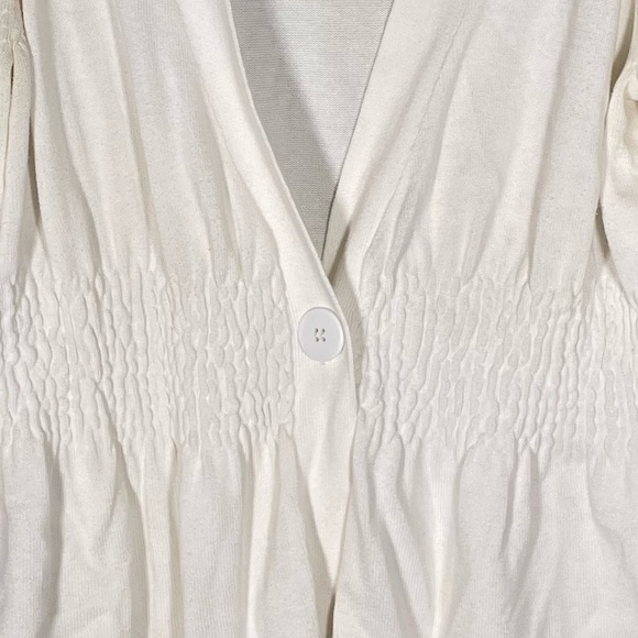 Lane Bryant White Short Sleeve Sweater - Picture 5 of 5